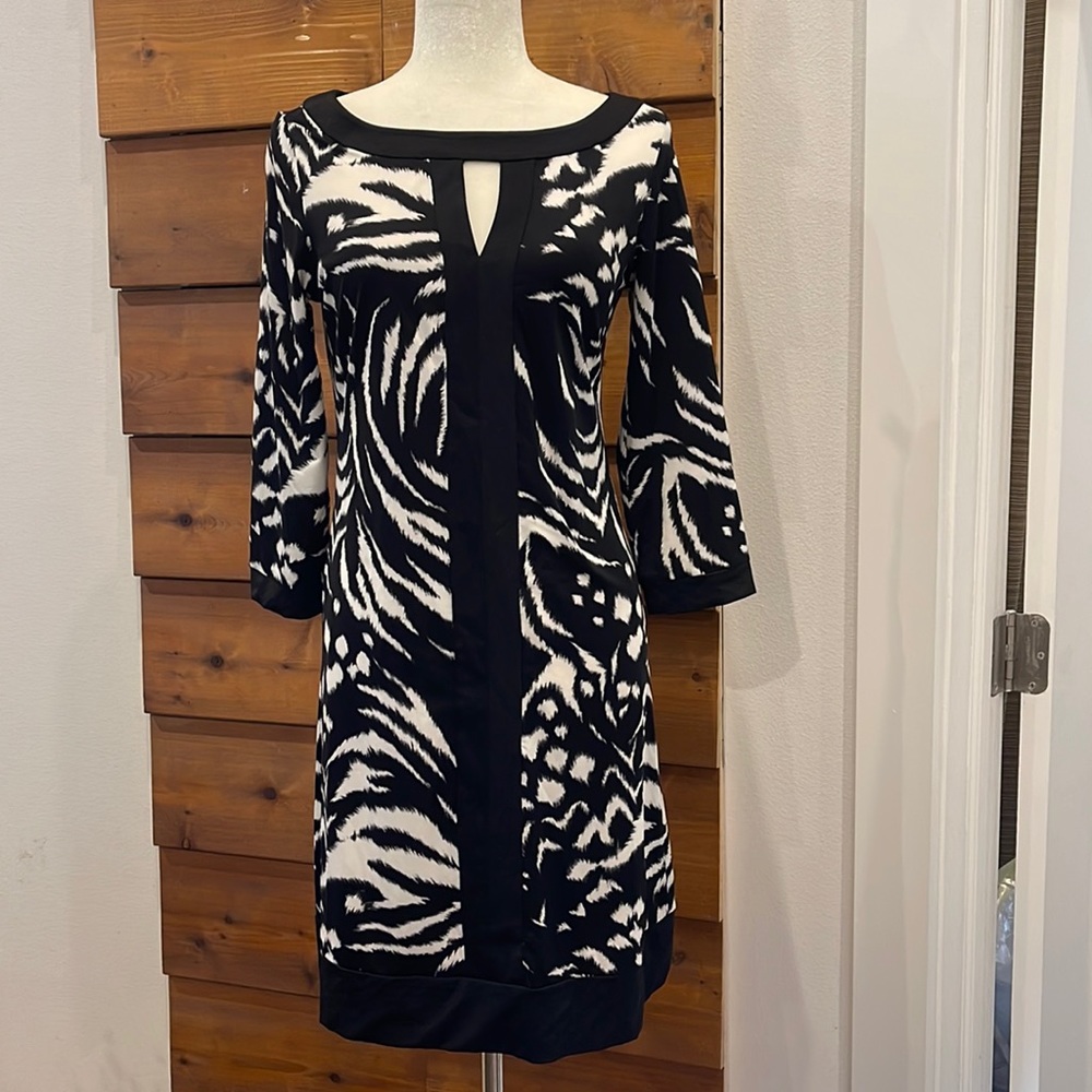 Black and white dress
